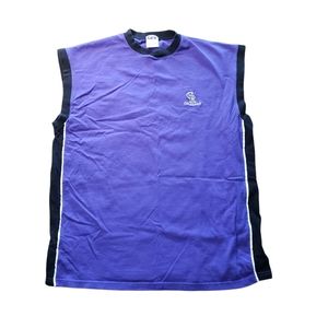 CSA Colorado Rockies Tank Top Shirt Vintage MLB Sleeveless Baseball Tee Large